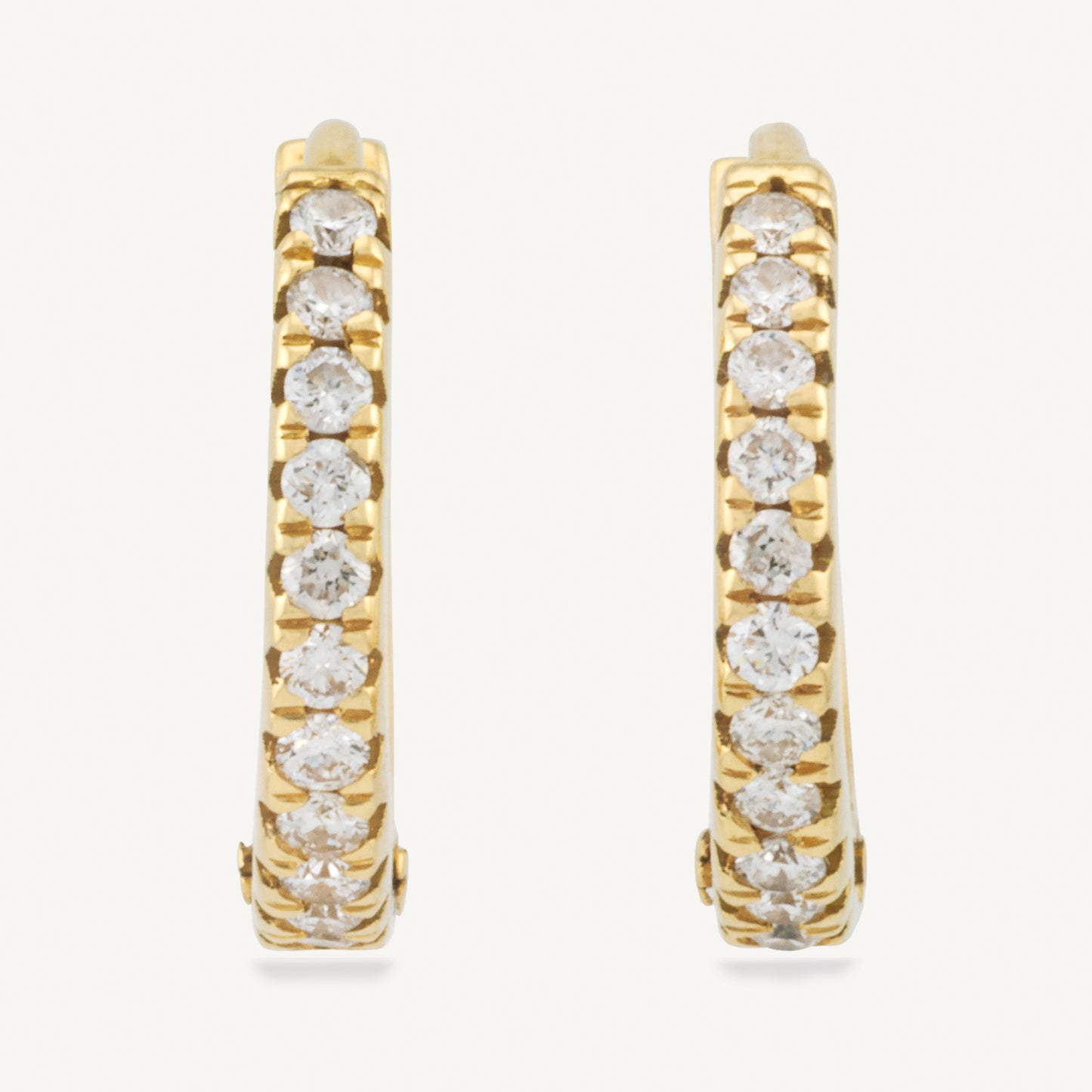 18K Yellow Gold Diamond Dream Earrings with Natural Diamonds