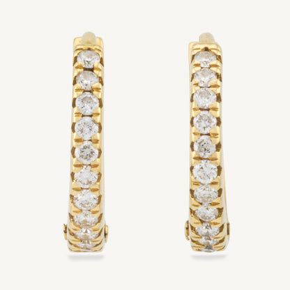 18K Yellow Gold Diamond Dream Earrings with Natural Diamonds